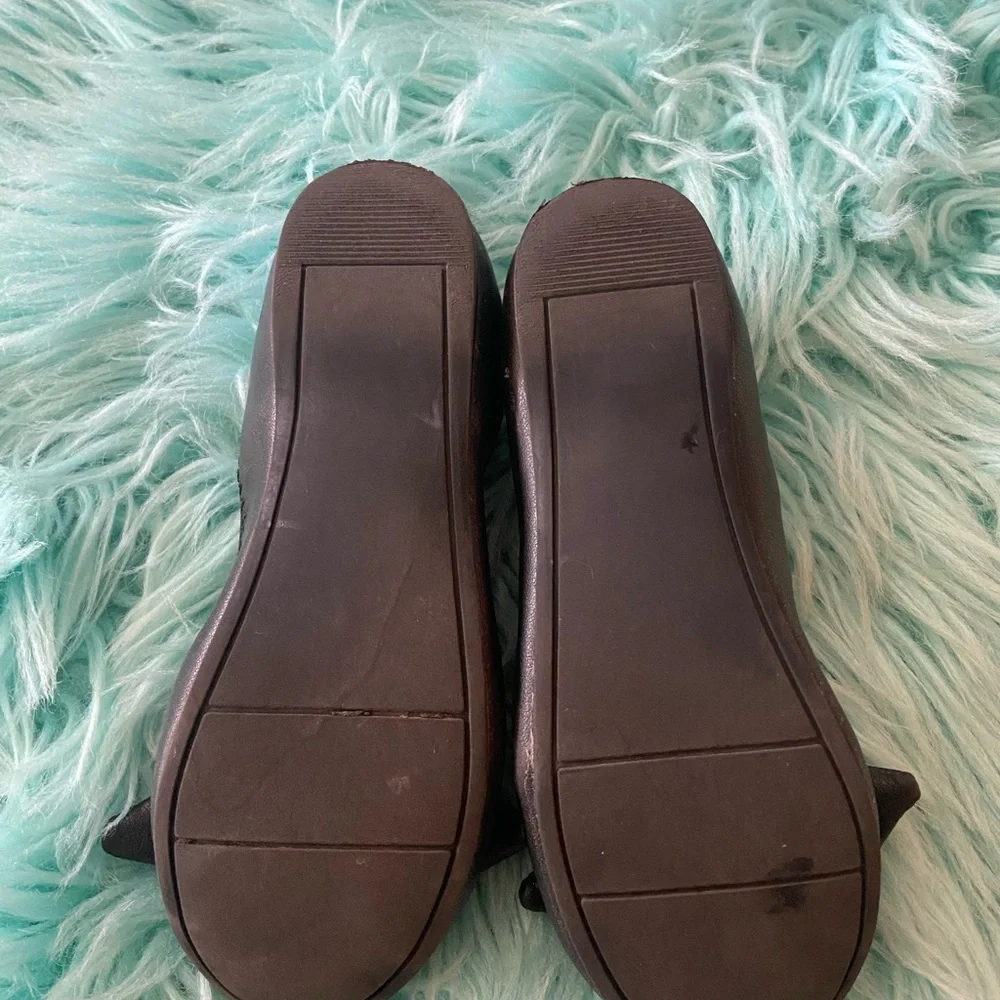 NORDSTROM RACK LITTLE GIRLS BLACK BALLET FLATS 11
